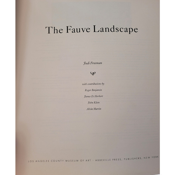 Fauve Landscape Judy Freeman Los Angeles County Museum of Art LACMA Paperback - Picture 4 of 10